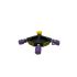 Tomada De Nylon Tripla Ar Comprimido