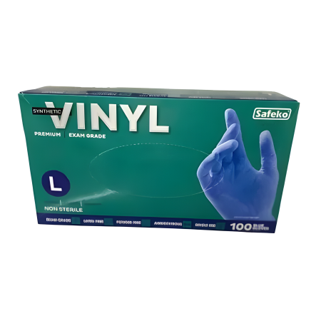 Luva de Vinil Descartáveis Safeko T.G 1
