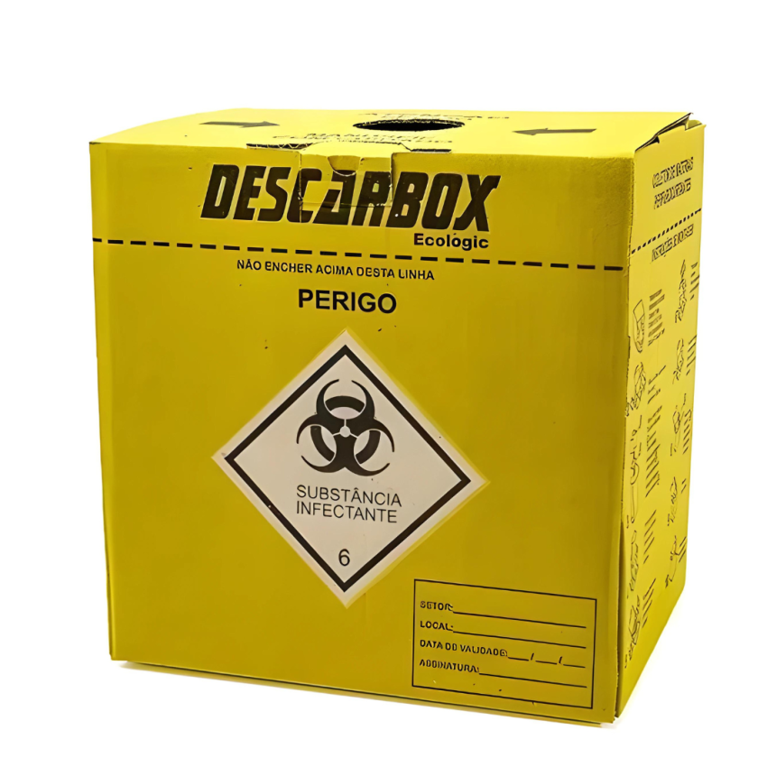 Coletor Perfurocortantes 13Lt Ecologic Descarbox