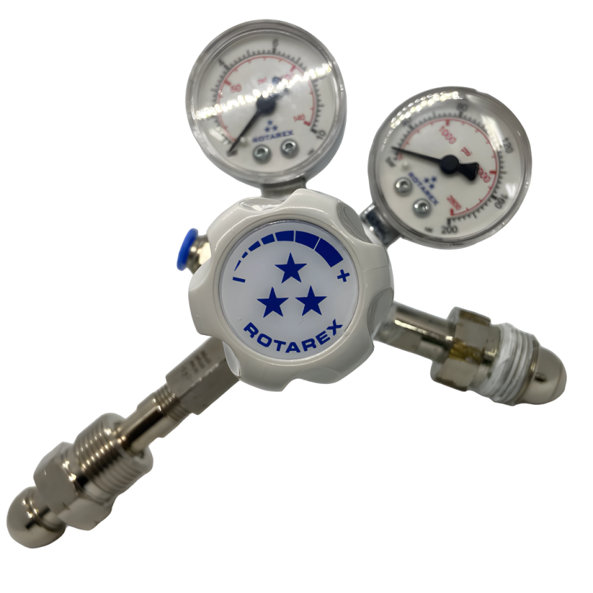 Regulador de Alta Pressão Duplo Estágio de Diafragma Rotarex