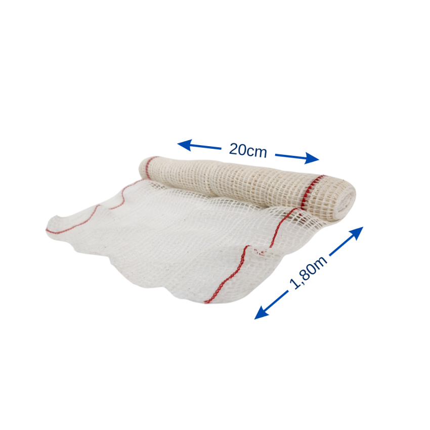 KIT 12 ATADURA DE CREPOM 13 FIOS 20CMX1,80M-STD