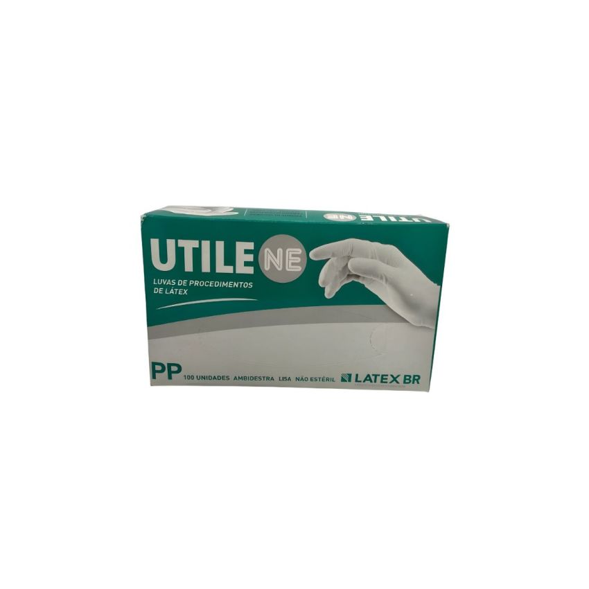 Luva De Latex Utile T. Pp Cx Com 100 Unids