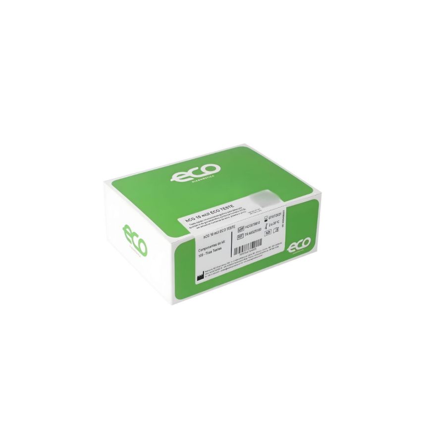 Teste Hcg Kit 100 Tiras 10mui - Eco